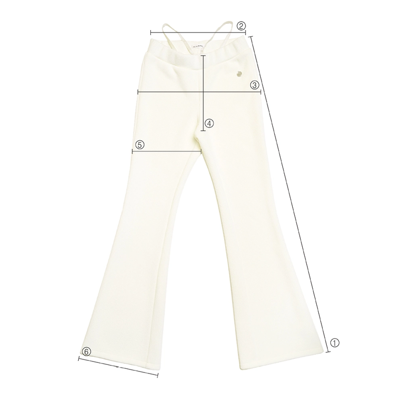 SWAN LAKE SLIM FIT PANTS CREAM