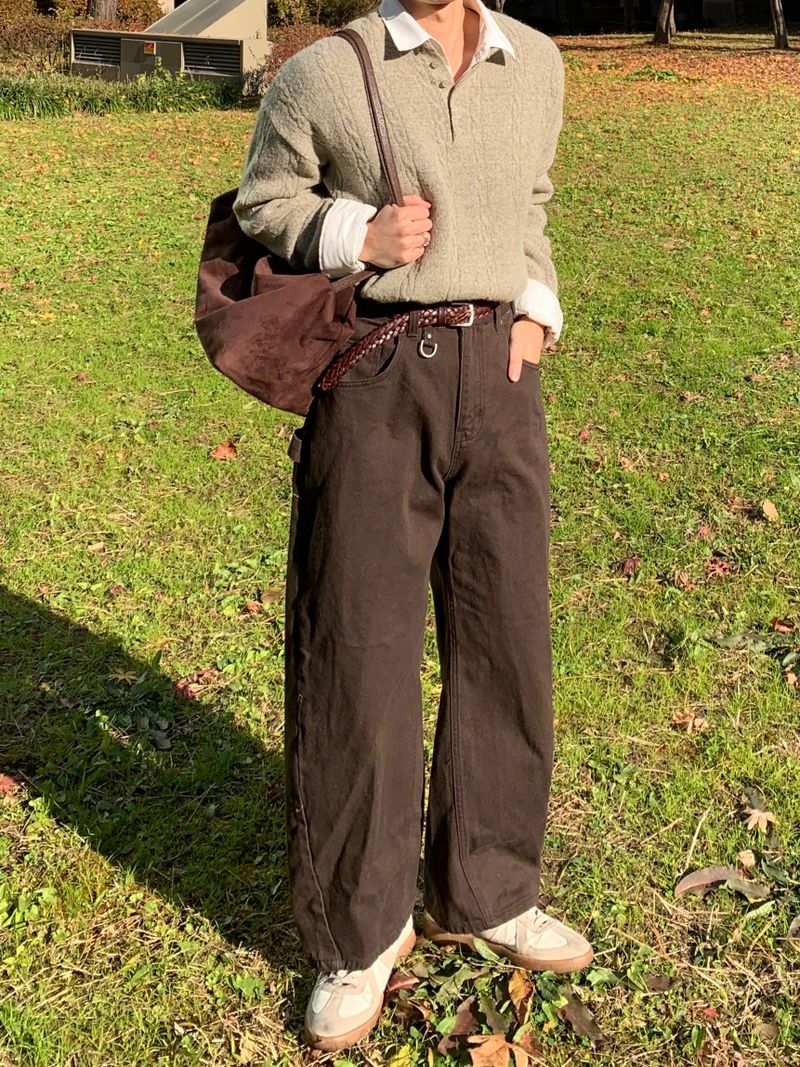 Arro d- ring puttig curved pants