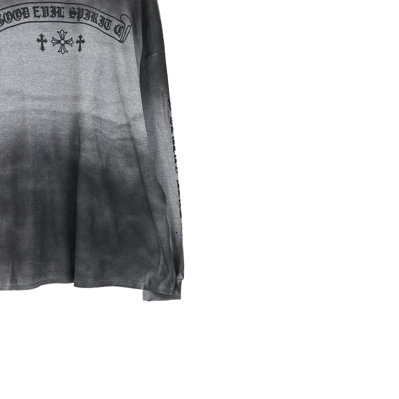 waffle dirty lettering long sleeve