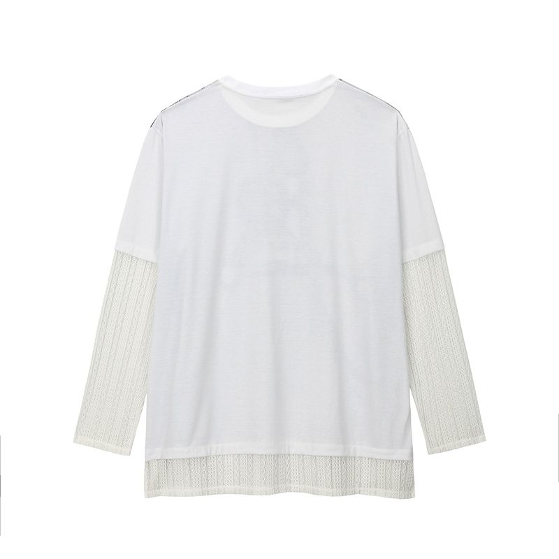 0 6 dripping chain layered t-shirt