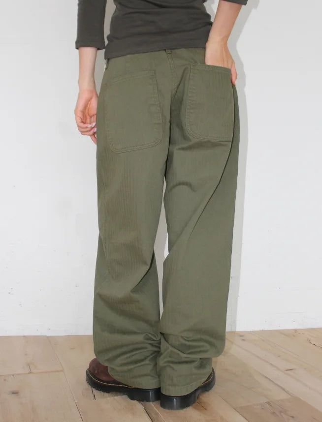 VINTAGE HERRINGBONE PANTS