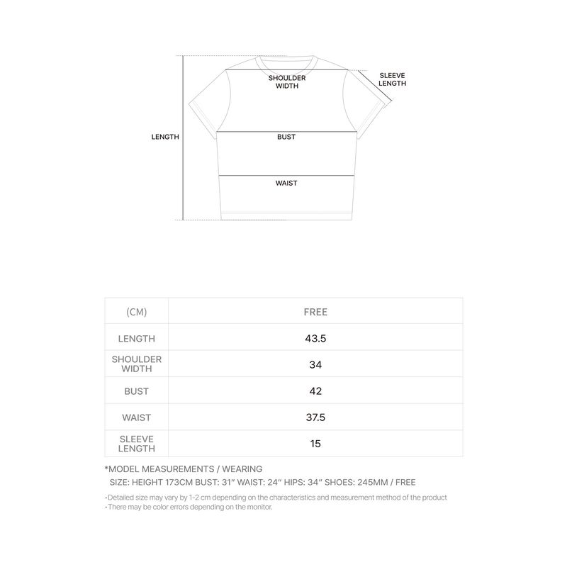 Horse Crop T-shirt (WHITE)