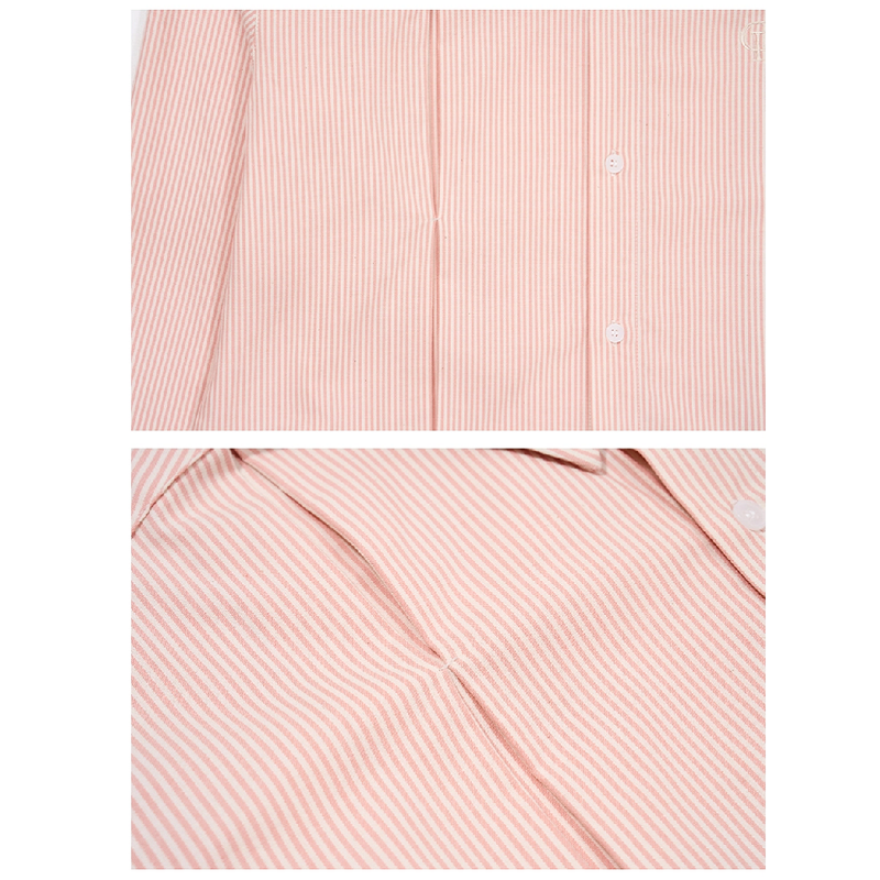 STRIPE WIDE SHIRT_PINK