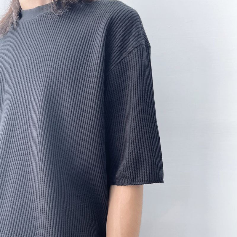 Textured Rib Short Sleeve Tee