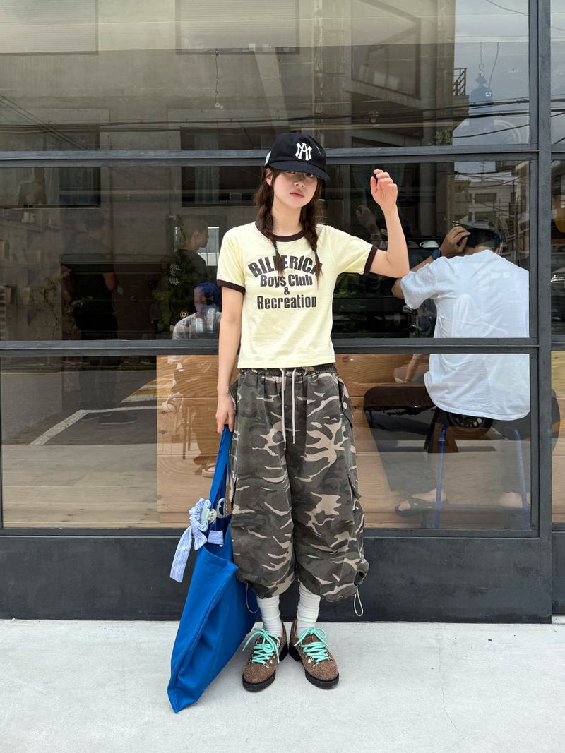 camo bermuda cargo pants