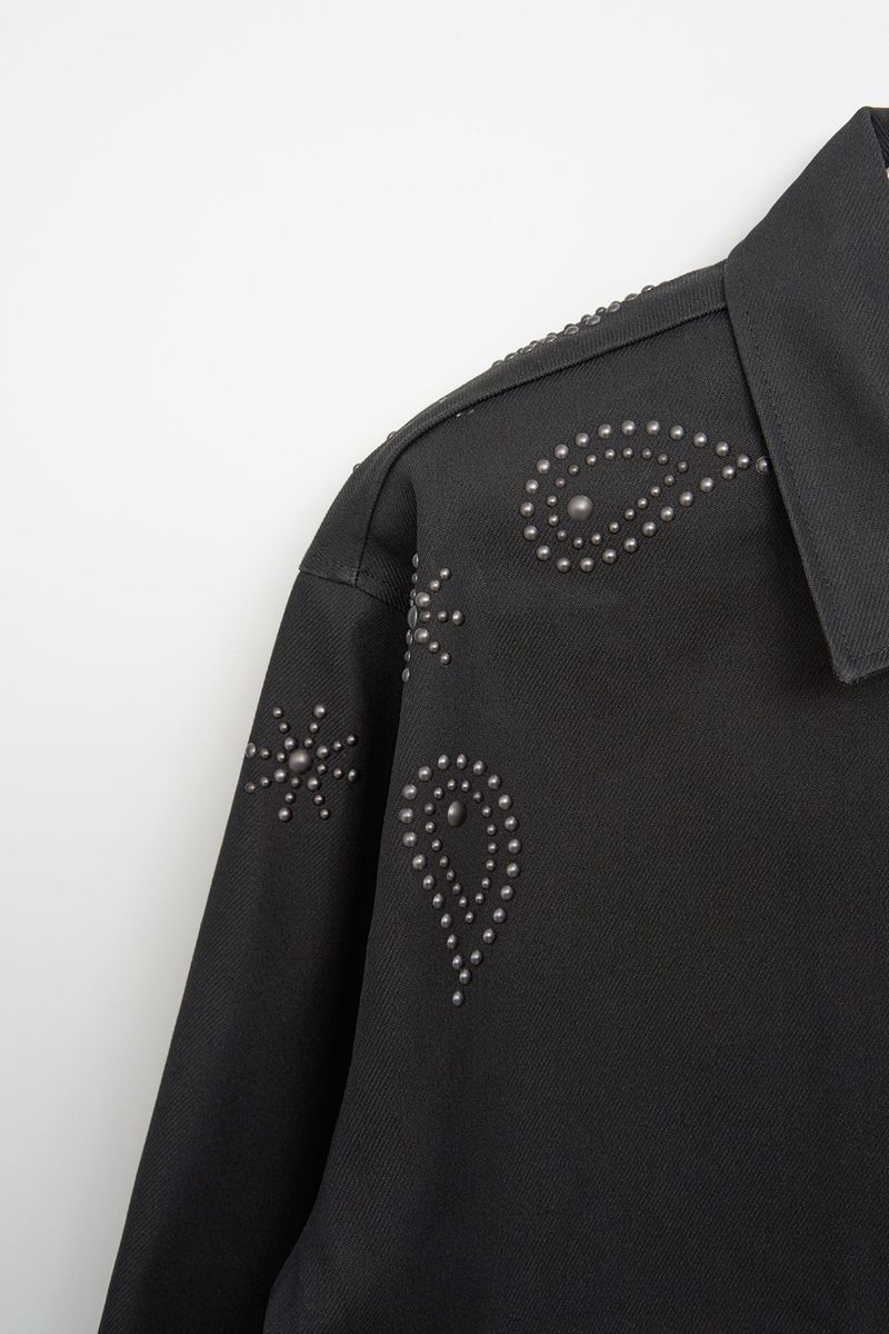 Eta Stud Cotton Jacket (3color)