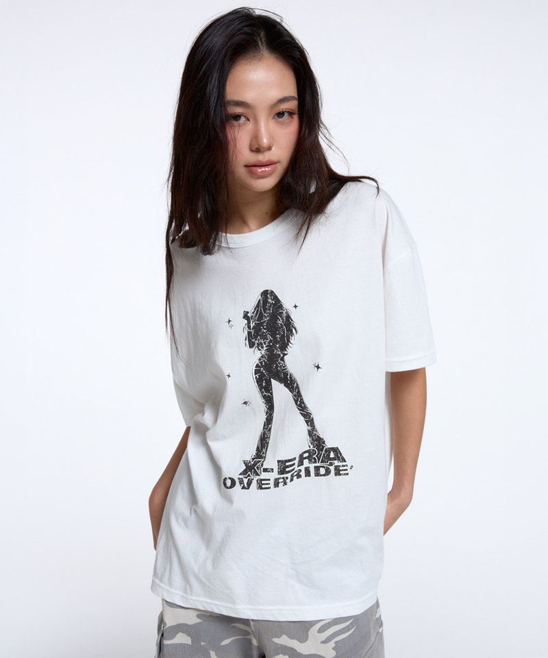 X-ERA OVERRIDE TEE / IVORY