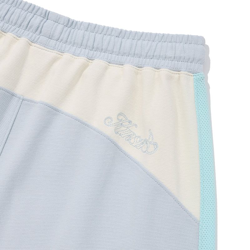 COLOR MIX RIBBON HALF PANTS [SKY]