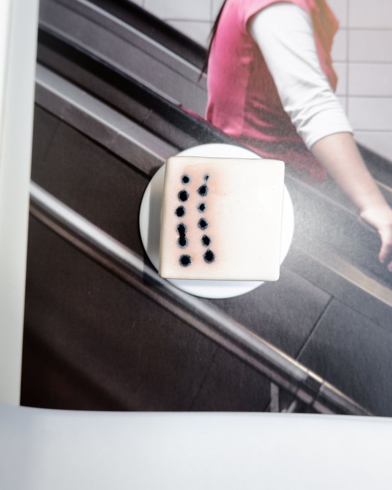 a snowy road ceramic smartphone grips