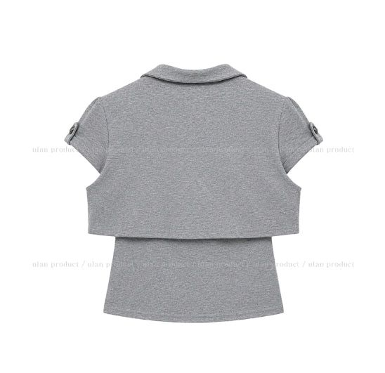 Nak Napoleon Crop Jacket Set