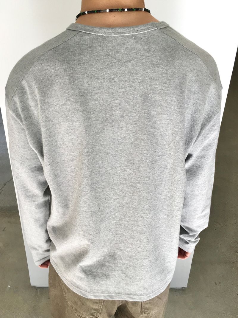 Checker Basic Crop Cut-Out Long Sleeve 3C