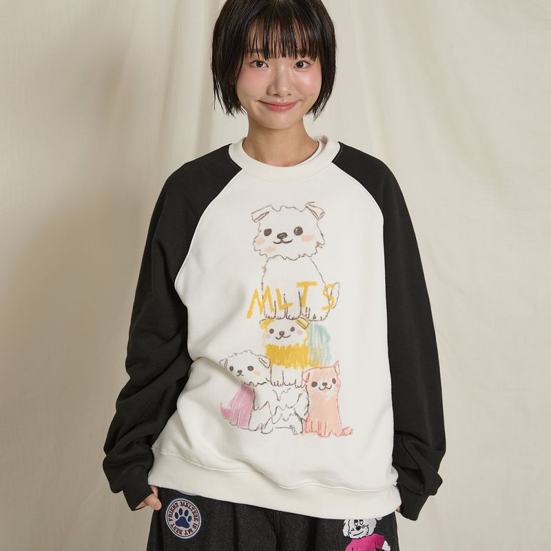 WaiKei(ワイケイ)の「MLTS Raglan Sweatshirt(Tops)」