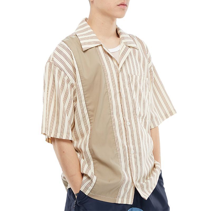 SPLICED SHORT SLEEVE SHIRT