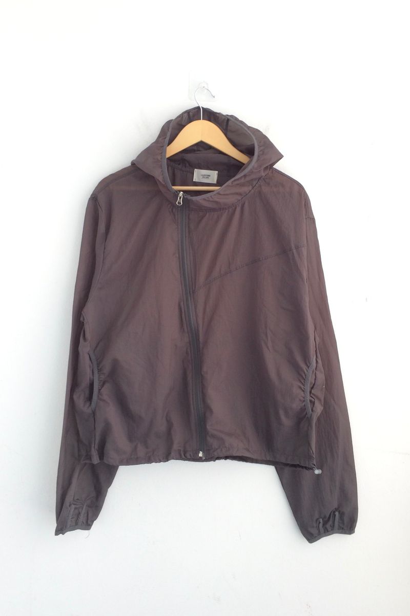 Light touch cropped hooded jacket