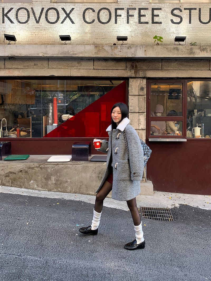 [MADE] ROIT WOOL ALPACA HANDMADE SHEARLING KARA COAT