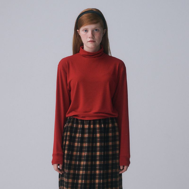 RIBBON TAIL LONG SLEEVE, RED