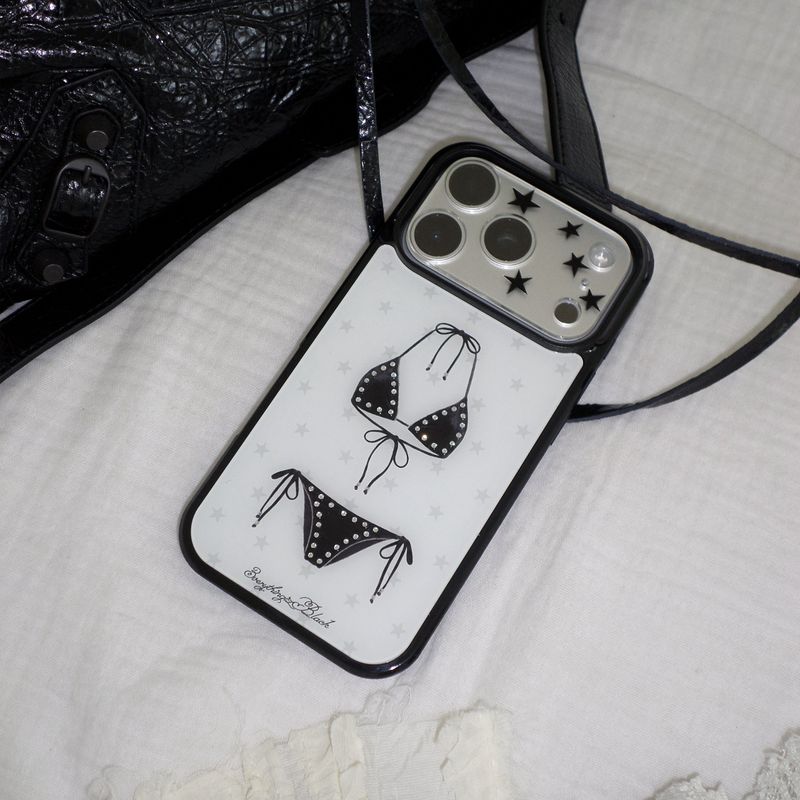 bikini stone case [black]