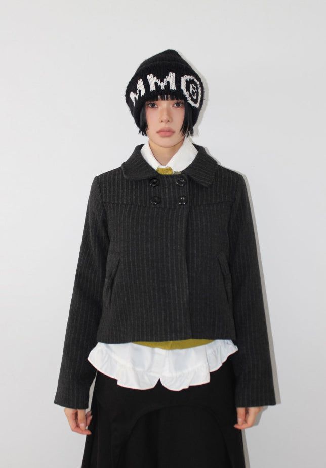 AAKE（アケ）の「RIBBON POCKET SHORT COAT（Jackets/Outerwear）」