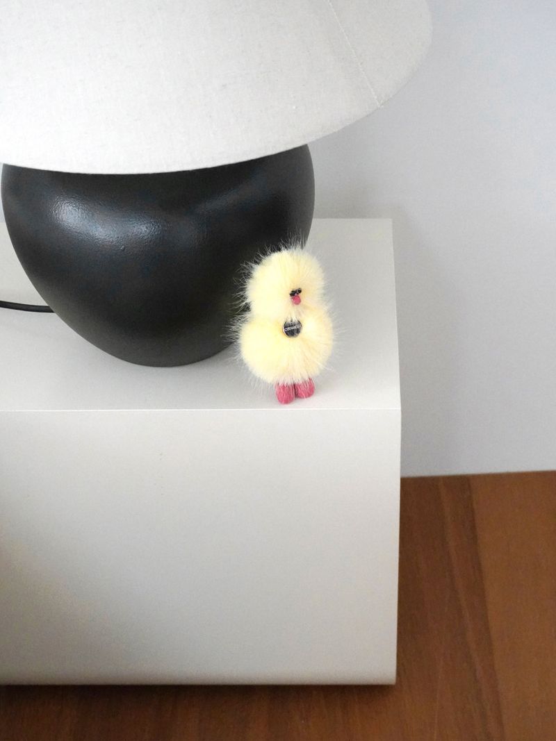 Cosymosy Mini Bird Keyring - Lemon