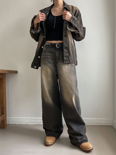 Betty Tin Beige Denim Tracker Jacket
