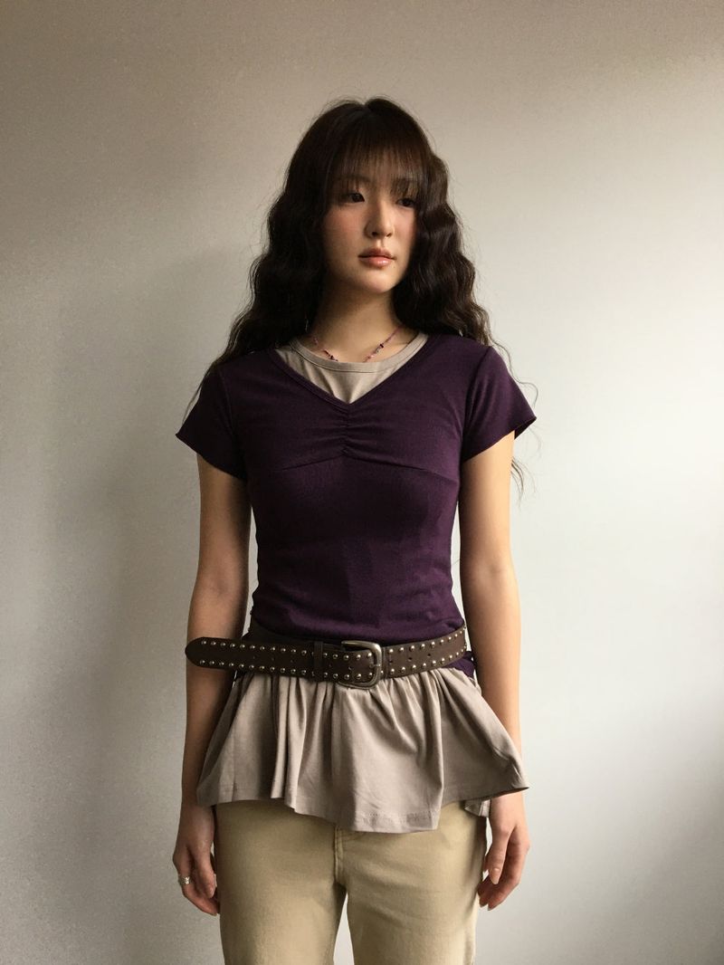 [SET]Arden bootcut pants + belt (3color)