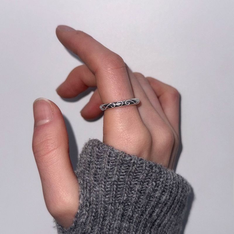 lovetrix(ラブトリックス)の「Silver 925 heart lace ring(Accessories)」