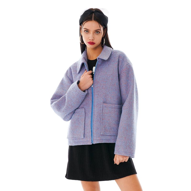 OTHER-worldly（アザーワールドリー）の「Stardust Boucle Wool Jacket [Dusty Blue]（Jackets/Outerwear）」