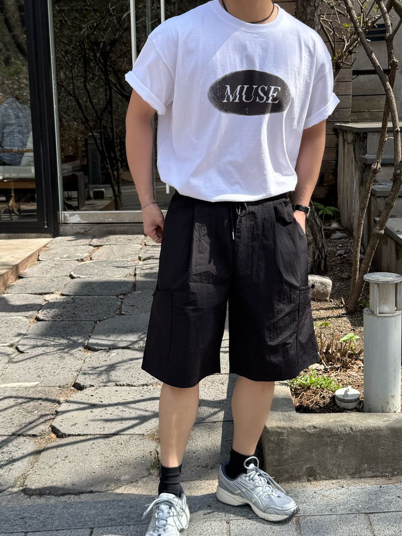 Other nylon bermuda pants