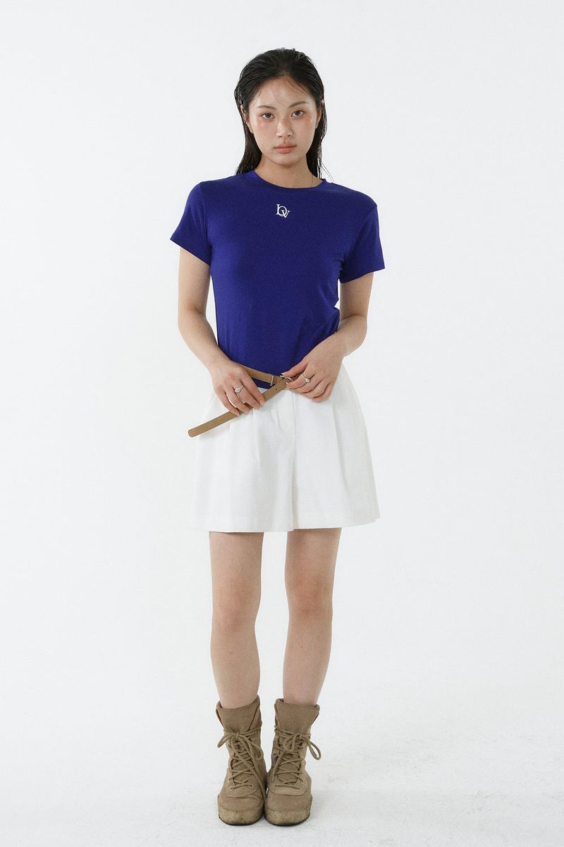 TENCEL PETIT TEE_COBALT