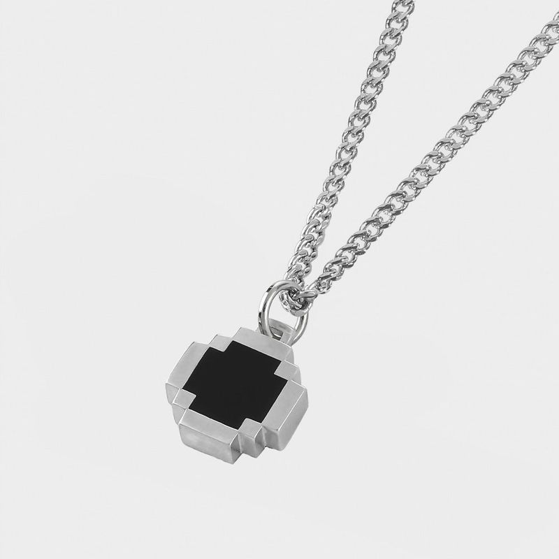 PIXEL CIRCLE NEC SILVER925