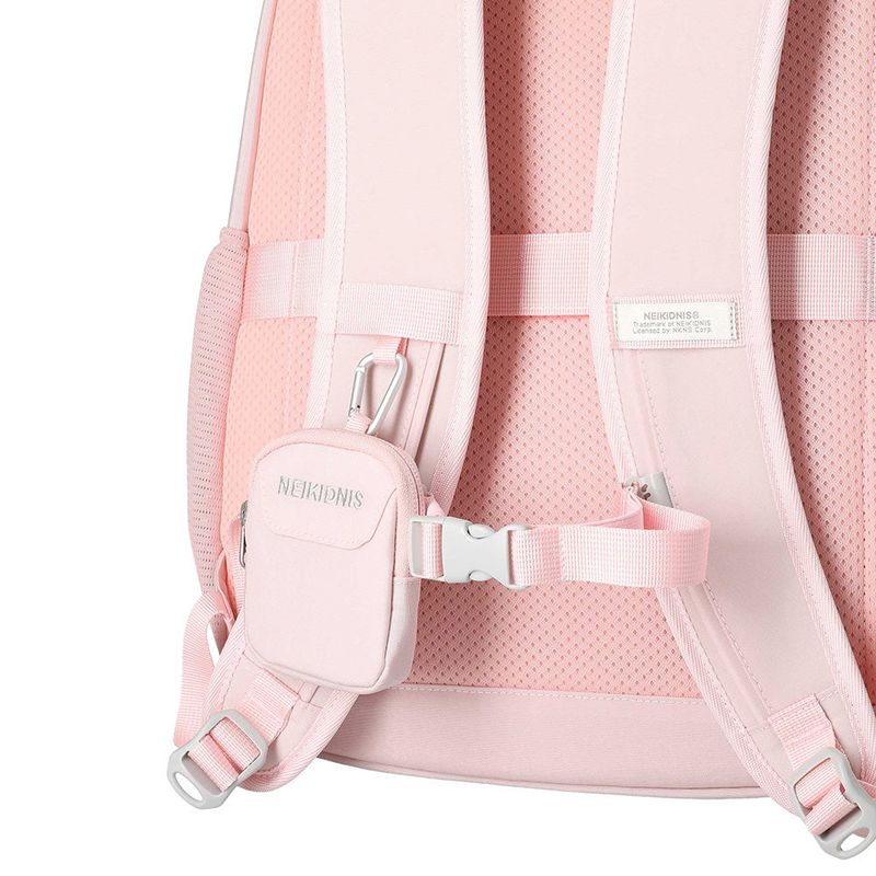 CARABINER MESH BACKPACK / PINK