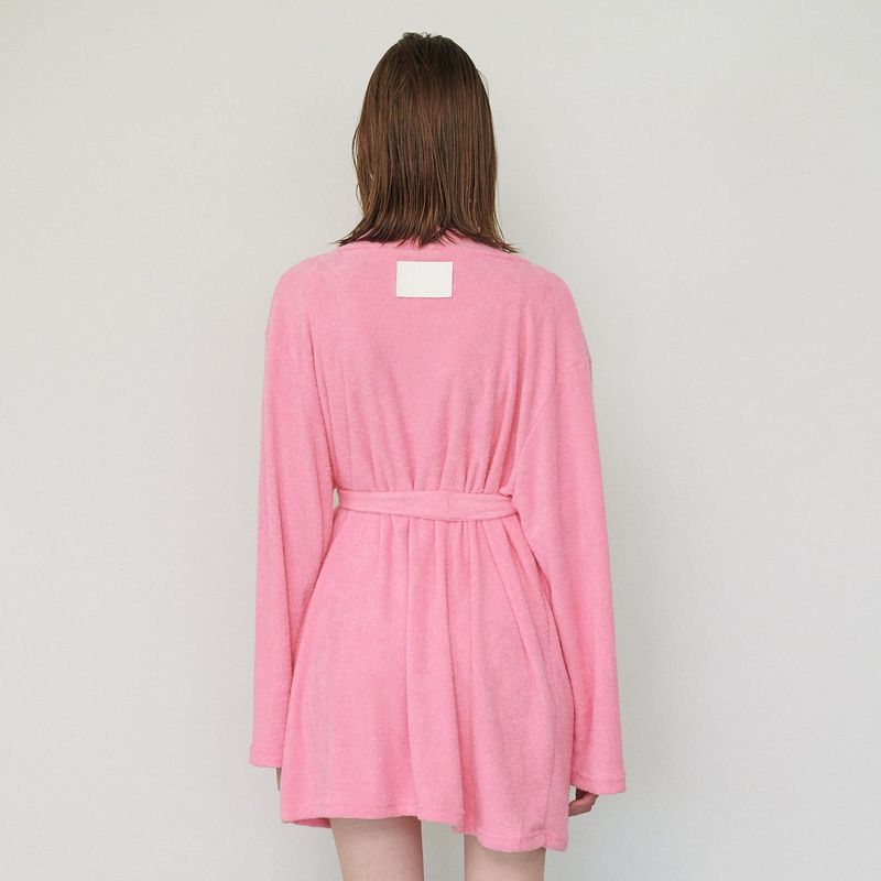  TOWEL BEACH ROBE, PINK