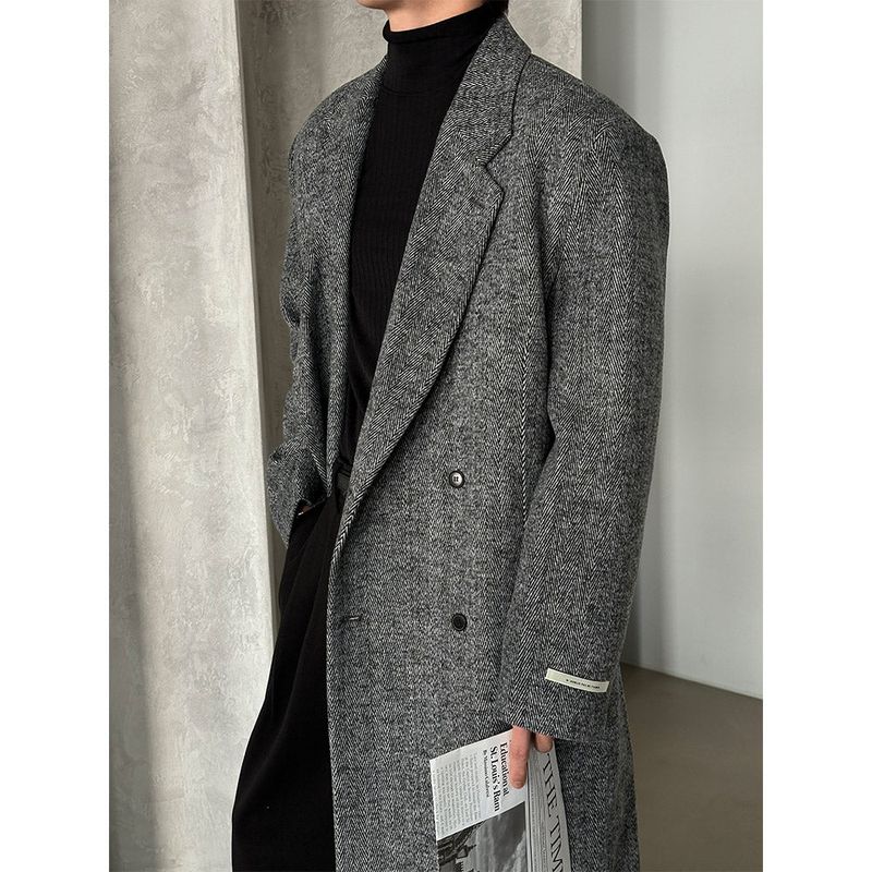  [F/W] Herringbone wool double coat(2color)