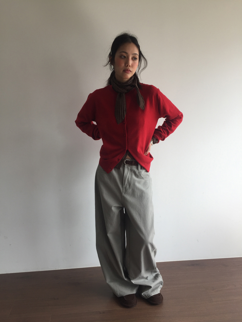Mer tie blouse (2color)