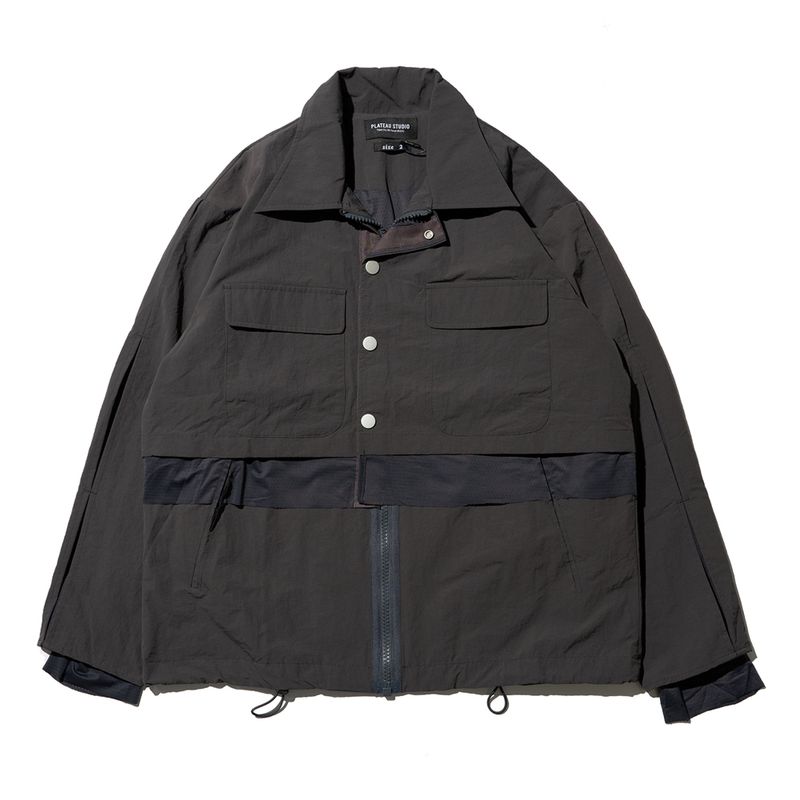 PLATEAU STUDIO（プラテウスタジオ）の「triple layer spliced jacket（Jackets/Outerwear）」
