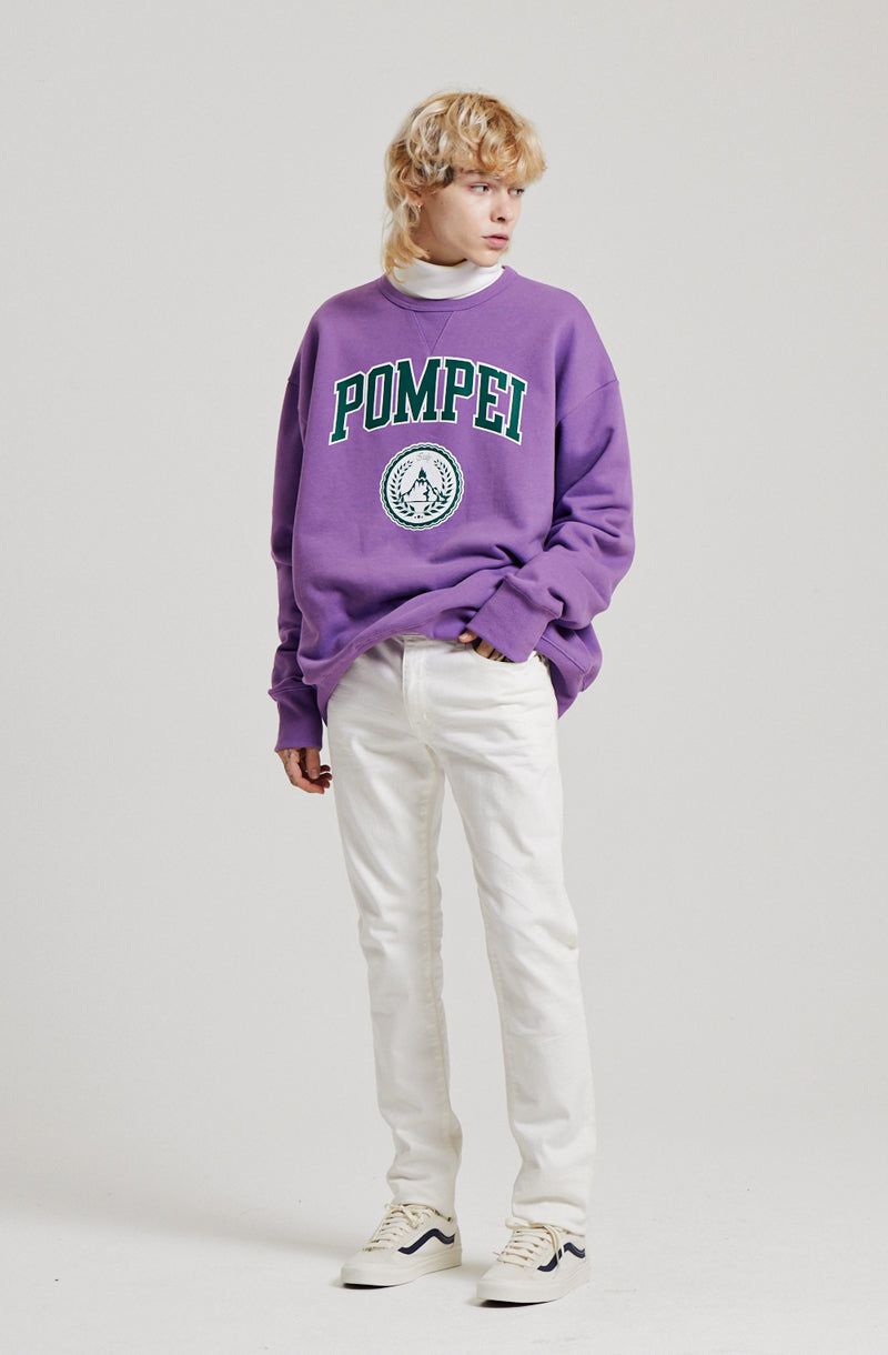 POMPEI VARSITY SWEATSHIRT [VIOLET]