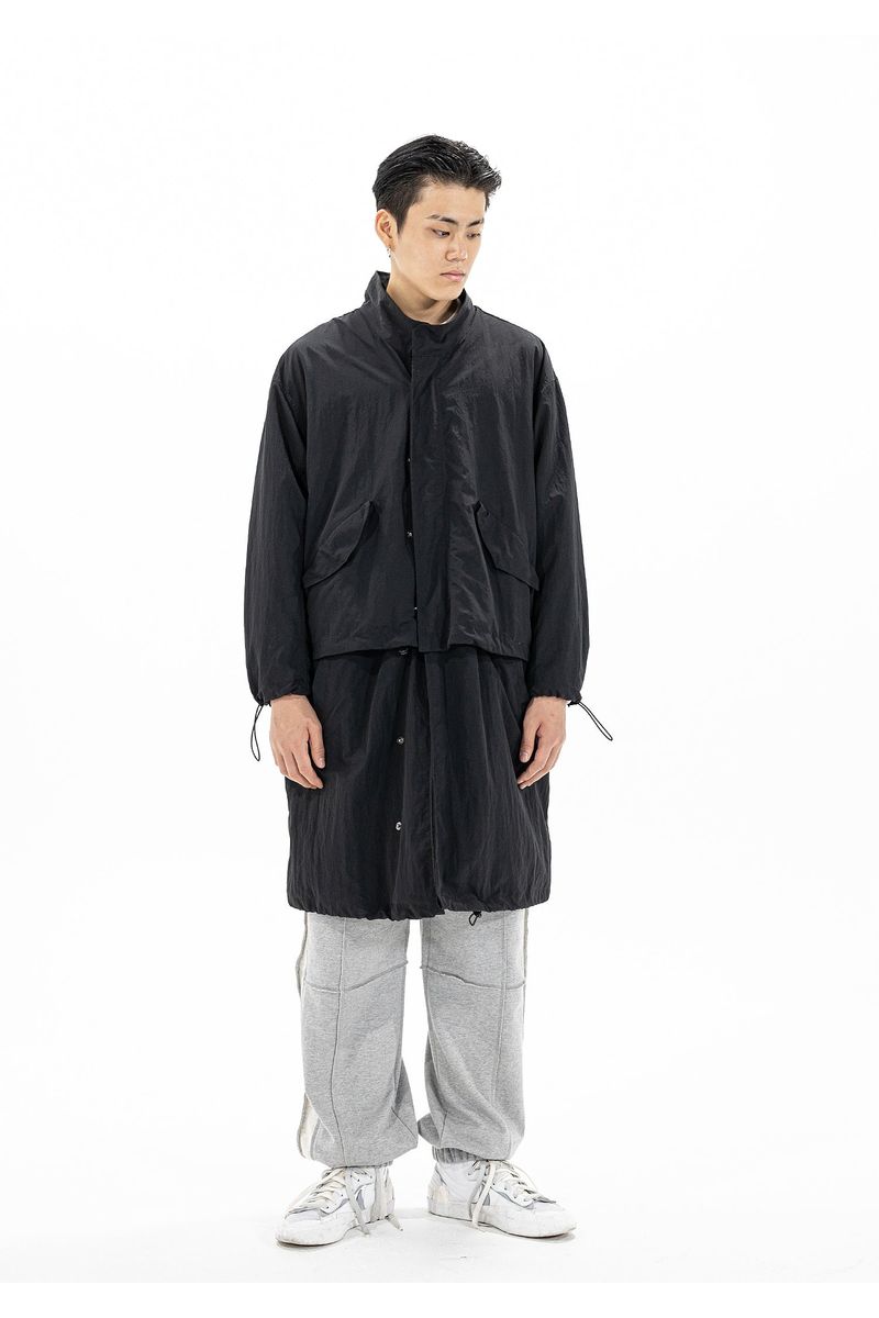 DETACHABLE NYLON COAT