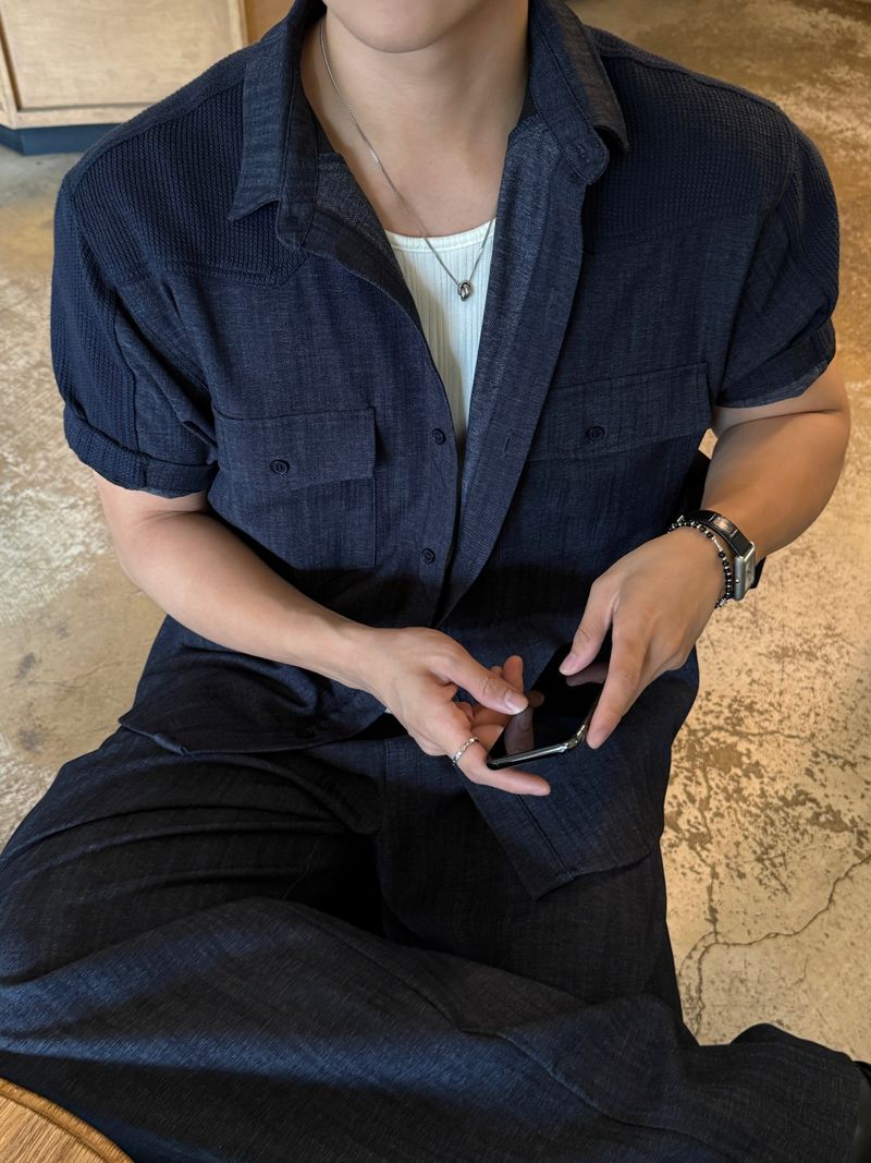 Mir banding denim pants