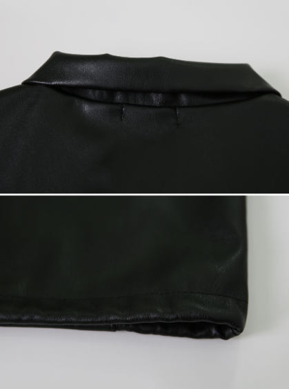 ストッパークロップレザージャケット(3color)