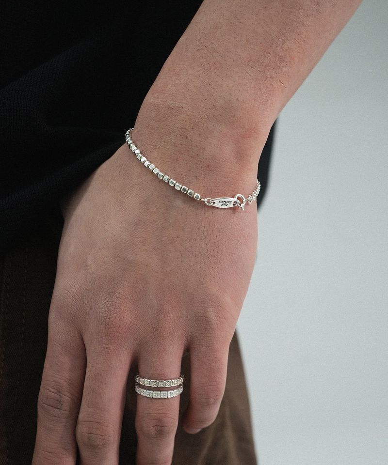 Double mix chain bracelet W (925 silver)
