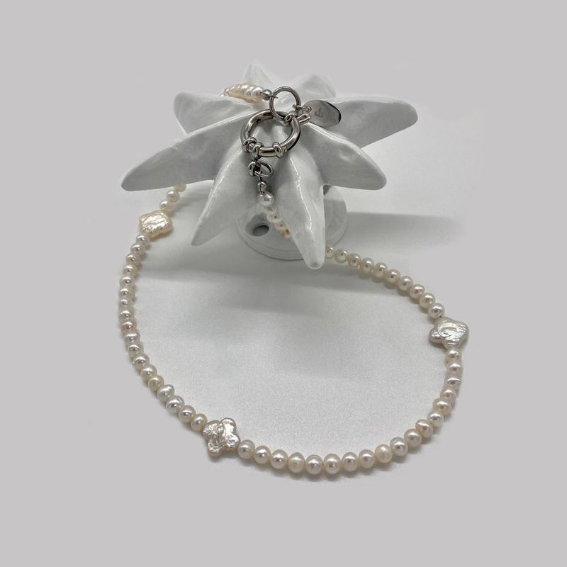 + pearl necklace