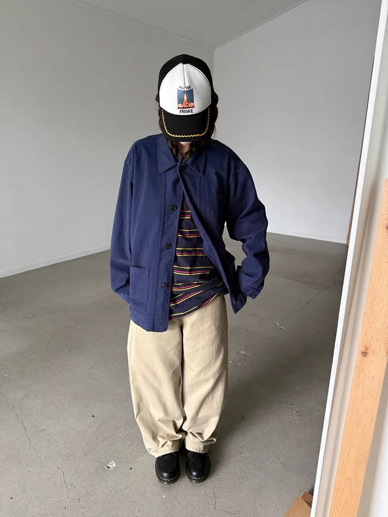 peach work jacket