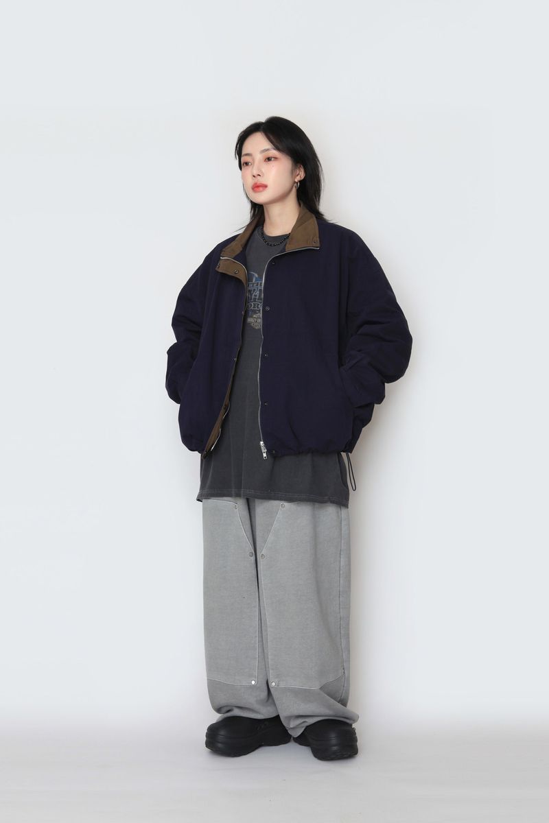 Porter color high neck jacket