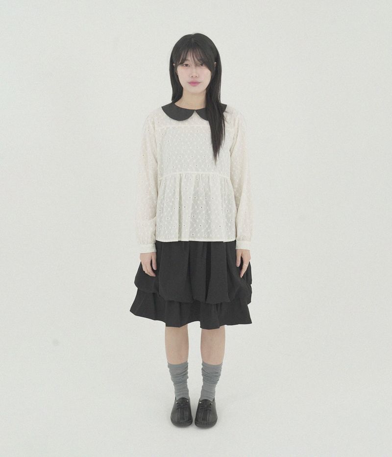 shop.fiebre（ショップ フィエブレ）の「[fiebre] リボニーブラウス（トップス）」