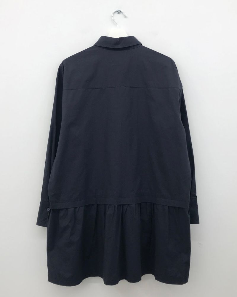 low-key shirt dress (2color)