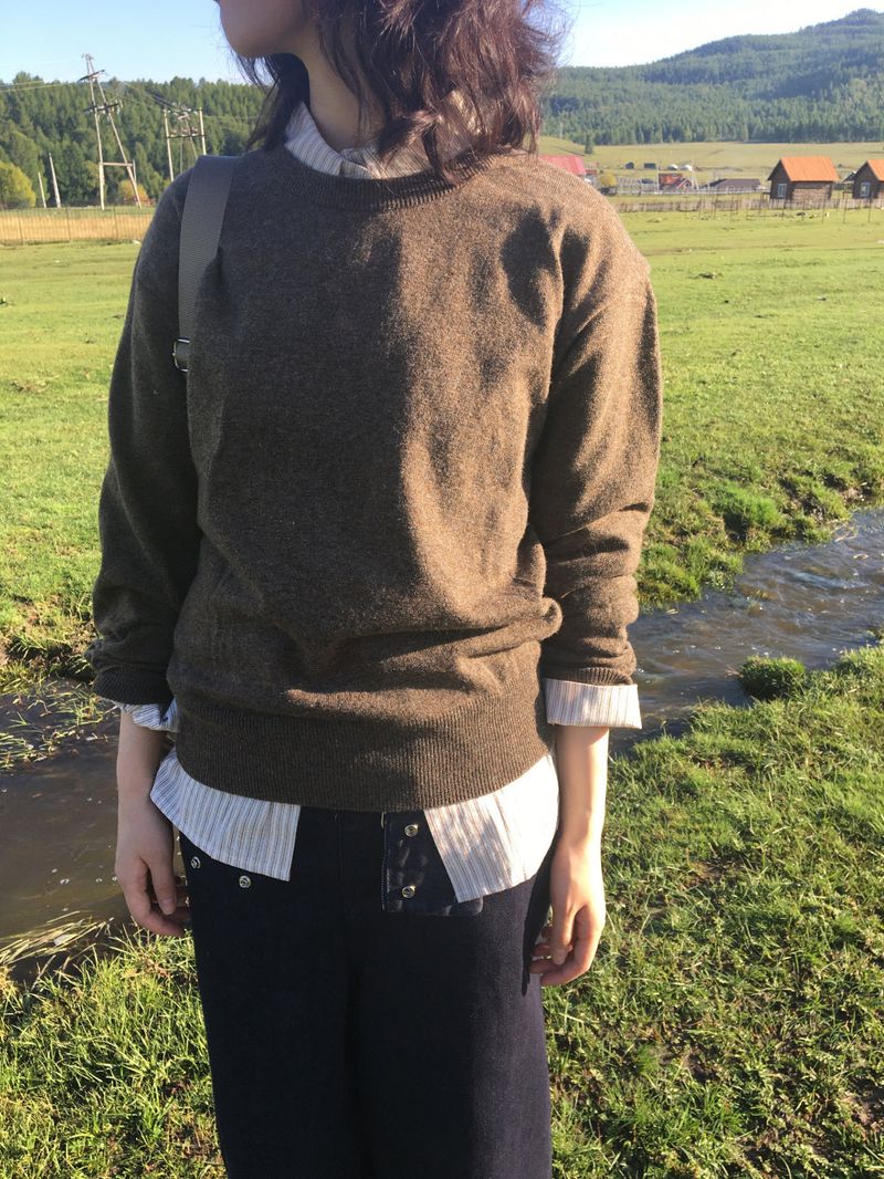 Wooltouch Crewneck Knit (3color)