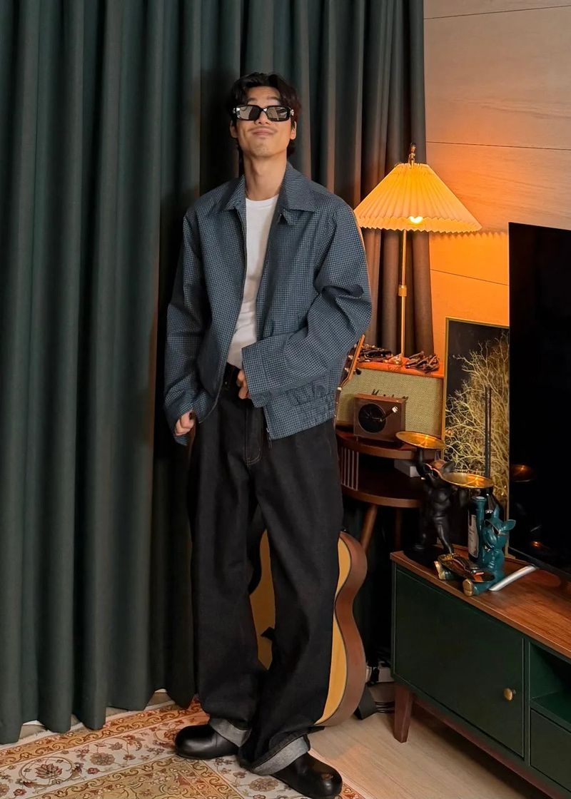 Two-Way Check Bay Jacket 2COLOR