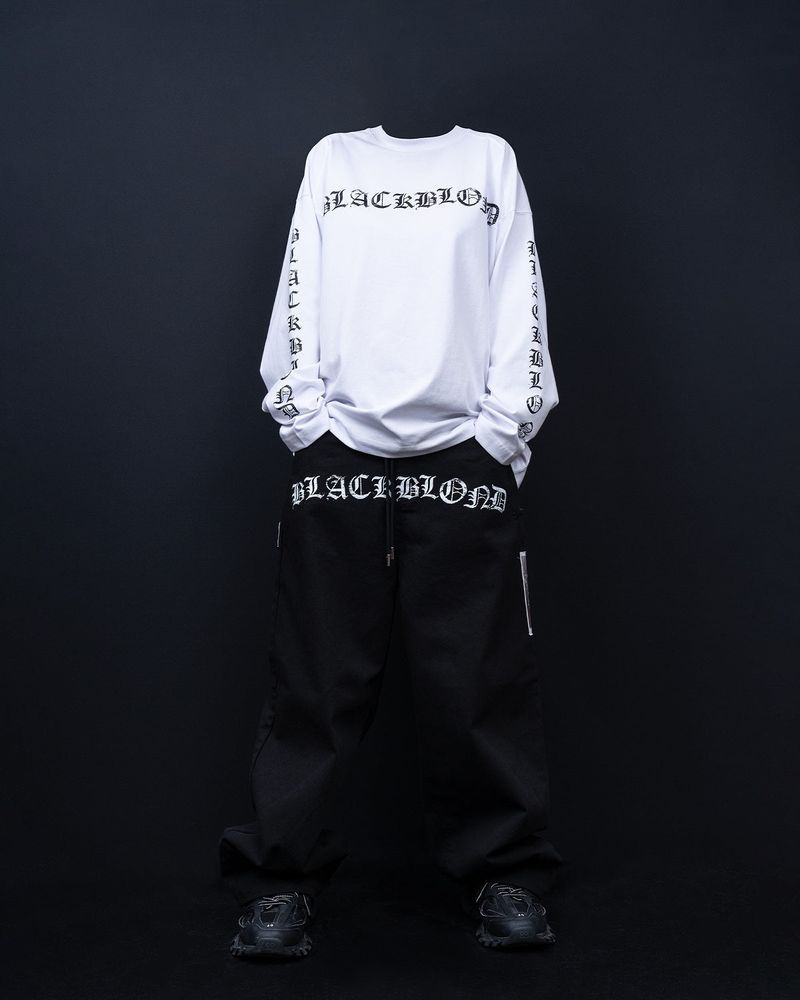 BBD No Sympathy Wide Cotton Pants (Black)