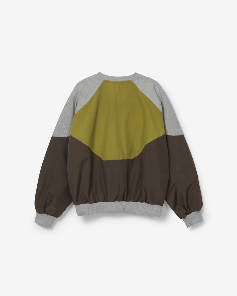 Calico set-up sweatshirts [ melange ]