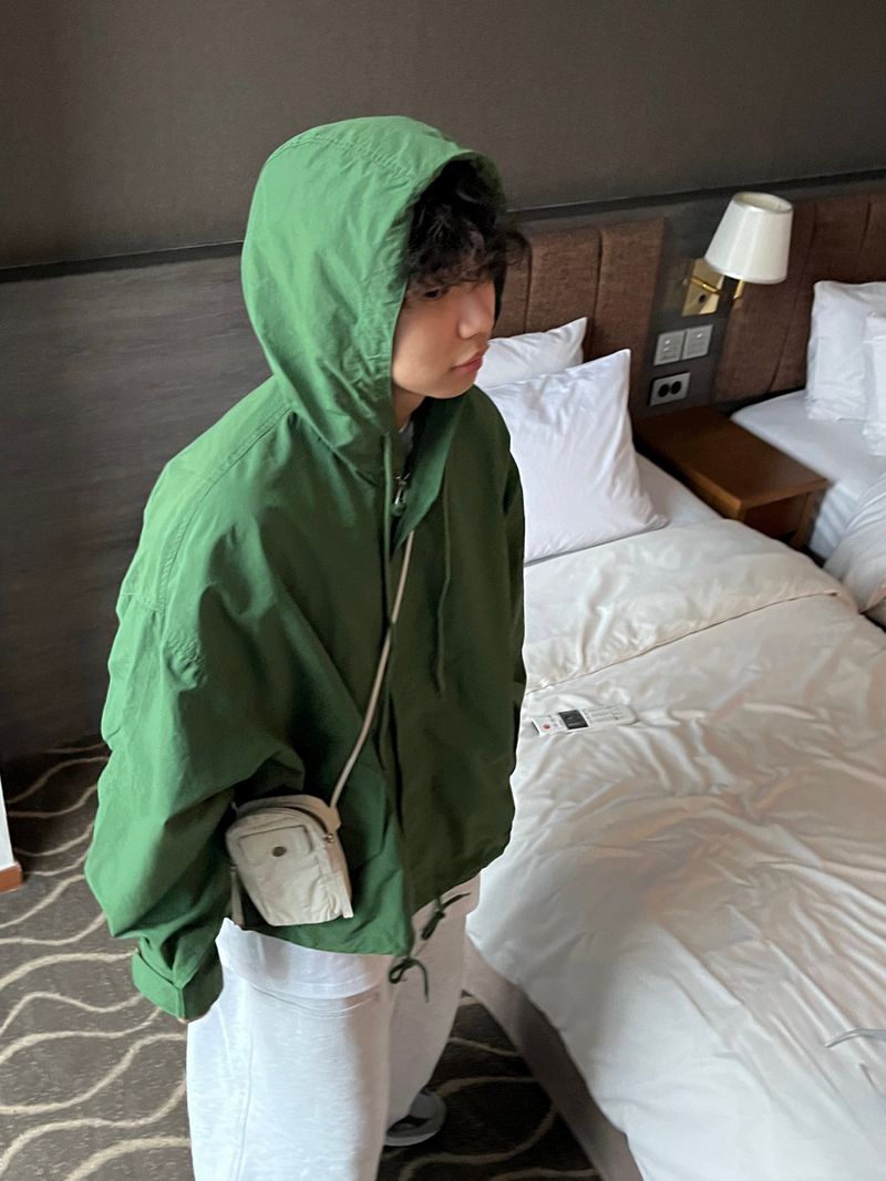 endoor crop hoody JK -1C